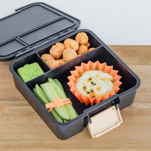 Zestaw 7 opasek Lunch Punch – silikonowe, bezpieczne i wygodne do pakowania wrapów bez bałaganu.