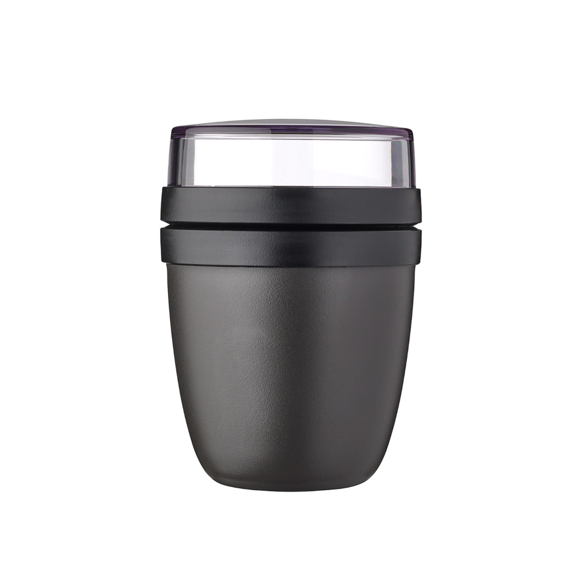 Mepal Lunch Pot Mini czarny – kompaktowy, piętrowy pojemnik na lunch.