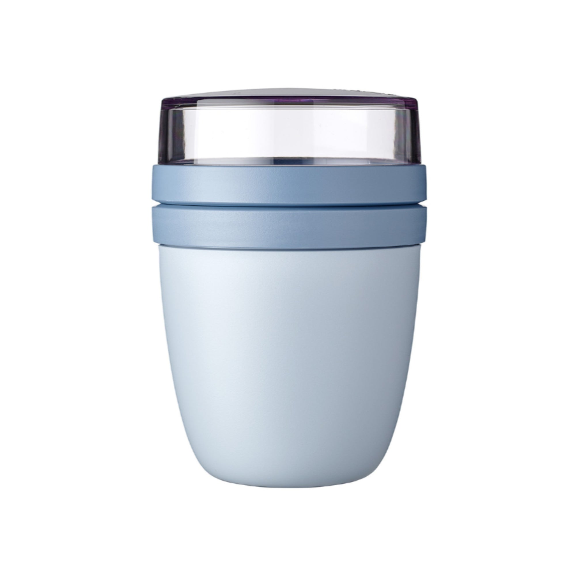Mepal Lunch Pot – dwupoziomowy pojemnik na lunch z oddzielnymi komorami, kolor: nordic blue