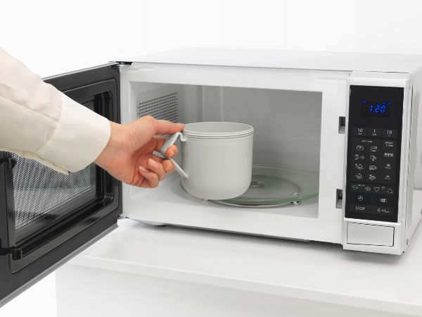 Pojemnik na owsiankę Make & Take Brabantia – szczelny kubek 600 ml z odkręcanym pojemnikiem na dodatki, idealny do pracy i szkoły, bezpieczny, wielofunkcyjny i ekologiczny, kolor: szary