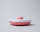 GoBe Snack Spinner – pojemnik na przekąski, interaktywny, szczelny i łatwy w obsłudze, kolor: coral pink