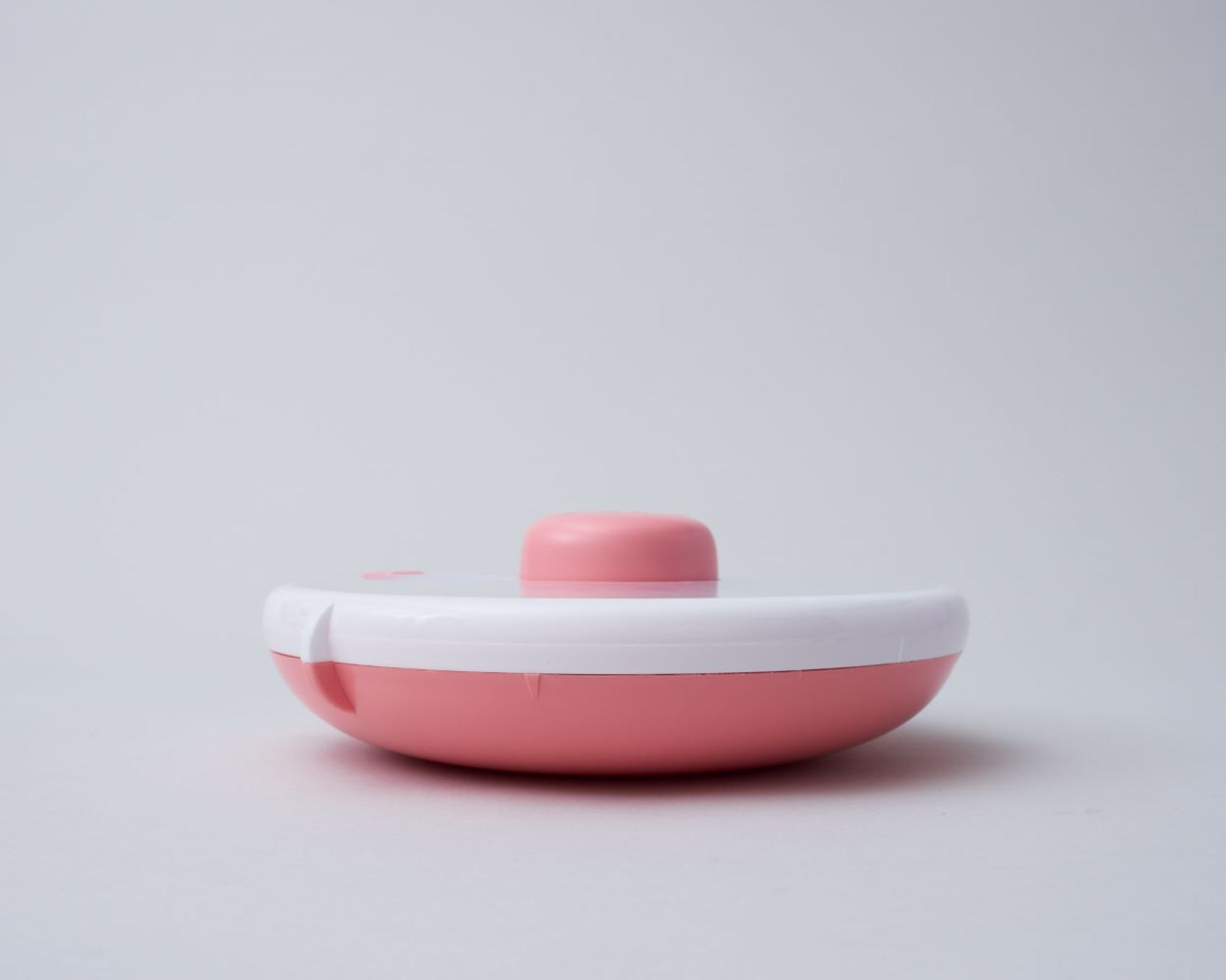 GoBe Snack Spinner – pojemnik na przekąski, interaktywny, szczelny i łatwy w obsłudze, kolor: coral pink