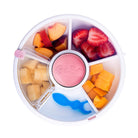 GoBe Snack Spinner – pojemnik na przekąski, interaktywny, szczelny i łatwy w obsłudze, kolor: coral pink