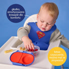 Mały b-box snackbox Superman – kompaktowy pojemnik na owoce i warzywa