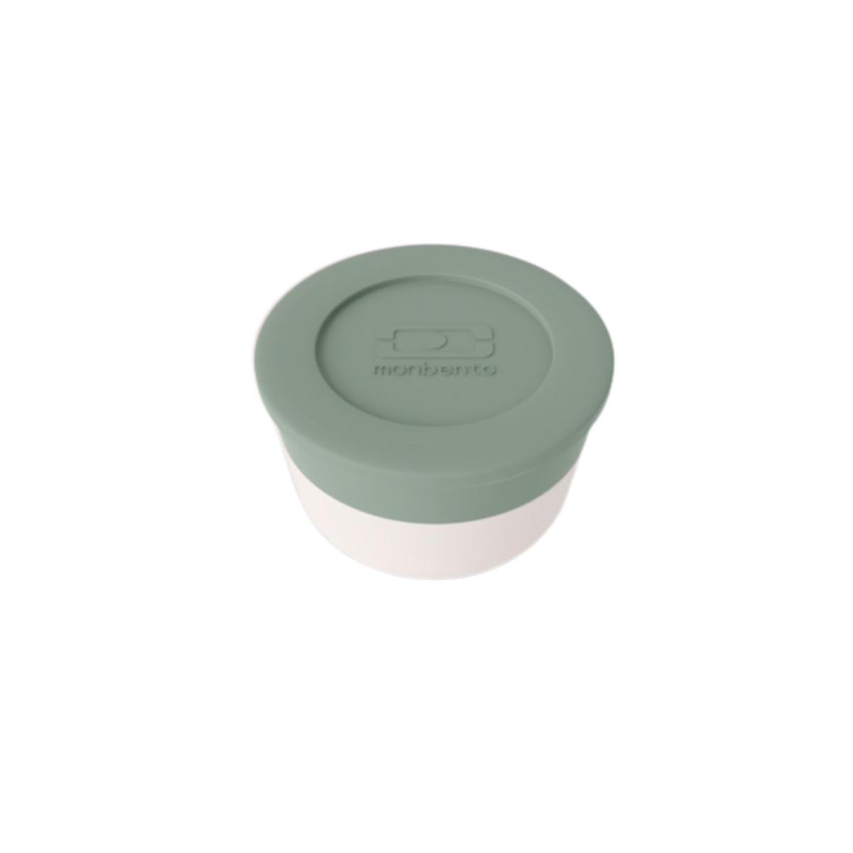 Monbento Temple L Natural Green – szczelny pojemnik 35 ml na sosy, dipy i jogurty. Kompatybilny z bento boxami, bez BPA, do mikrofalówki i zmywarki, kolor: zielony