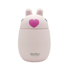 Asobu Bestie Foodie Bunny- termos obiadowy dla dzieci, 600 ml, stal nierdzewna, ergonomiczny kształt, odporny na zarysowania, zabawny kształt królika, kolor: różowy