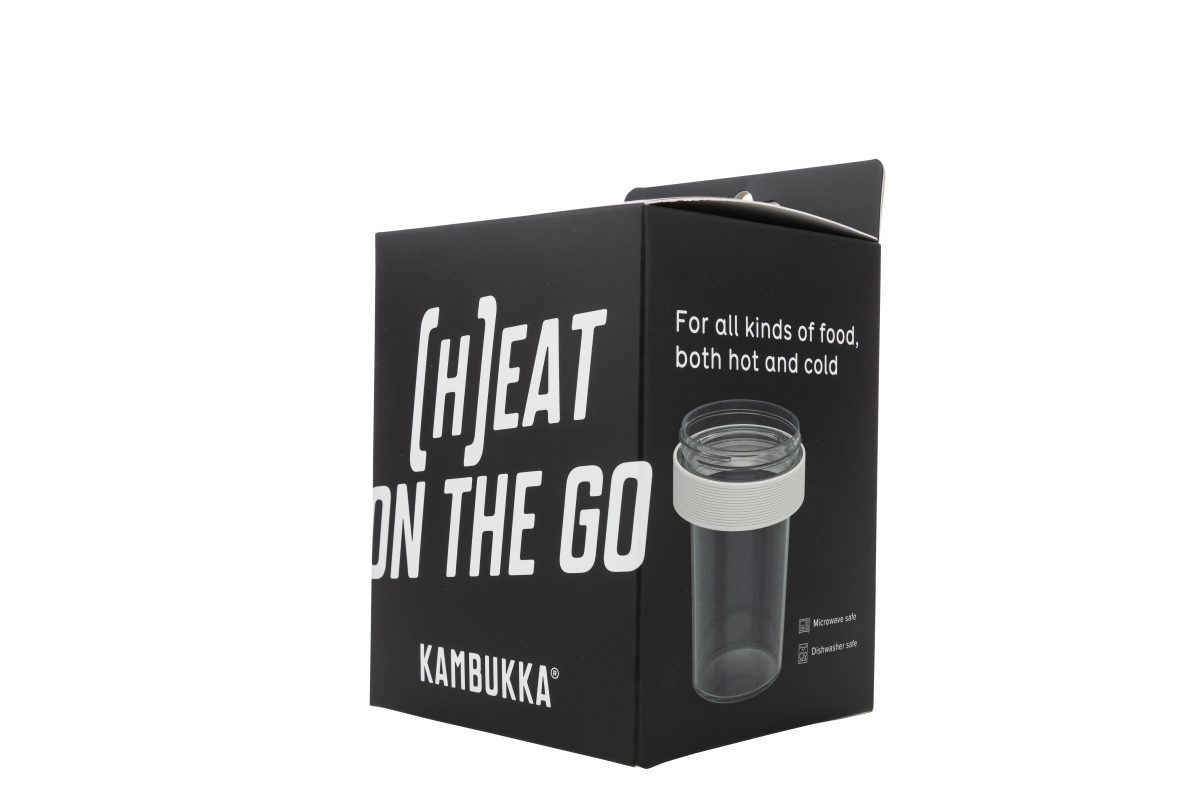 Kambukka Microwavable – przegródka do termosu 600 ml, do mikrofalówki, łatwy montaż, oszczędność miejsca i zero dodatkowych naczyń.