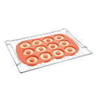 Tescoma DELÍCIA silikonowa forma do donatów – 12 sztuk, pieczenie zamiast smażenia, nieprzywierająca, elastyczna, do zmywarki.