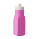 Różowa butelka OmieBottle – pastelowa, poręczna i bez BPA, dla dzieci do szkoły i przedszkola.