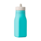 Turkusowa butelka OmieBottle – pastelowa, poręczna i bez BPA, dla dzieci do szkoły i przedszkola.