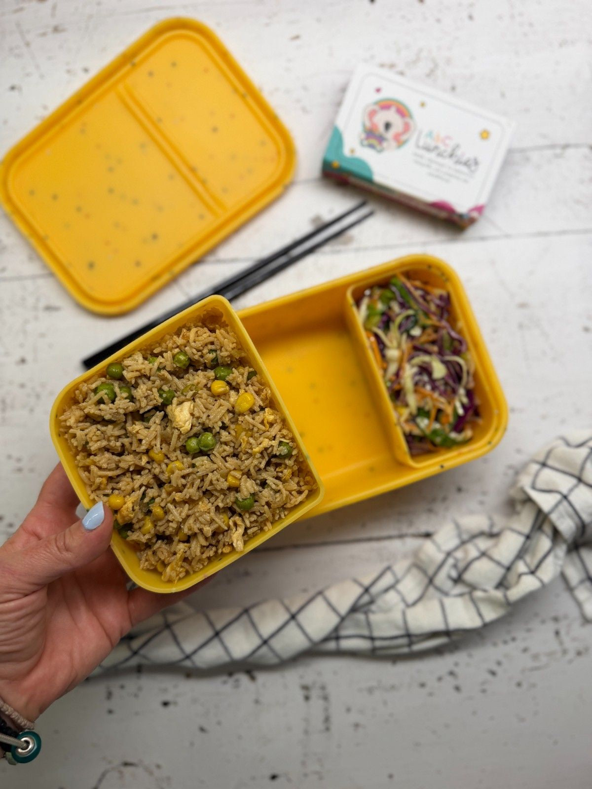 ABC Lunchies Mango Pop – trwały silikonowy lunchbox na kanapki i owoce do szkoły