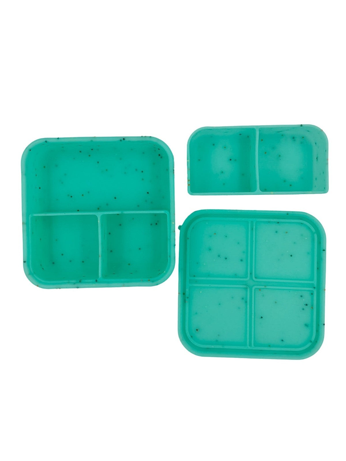 ABC Lunchies Aqua Pop – błękitna silikonowa śniadaniówka bento dla dzieci