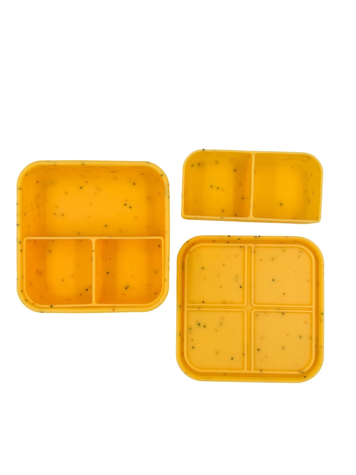 ABC Lunchies Mango Pop – żółto-pomarańczowa silikonowa śniadaniówka dla dzieci
