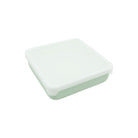 Silikonowy pojemnik na kanapki Melii - łatwe otwieranie, trwały, odporny na zarysowania, bezpieczny dla zdrowia, idealny do pracy i szkoły, kolor: zielony