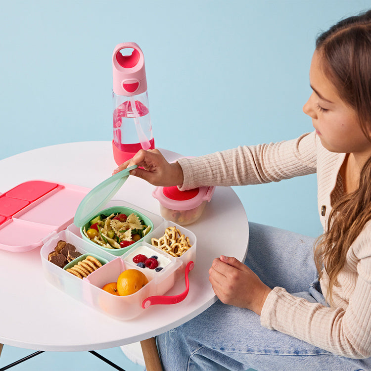 Silikonowy pojemnik B.box – szczelny, elastyczny, idealny do lunchboxa i mikrofalówki, kolor: zielony