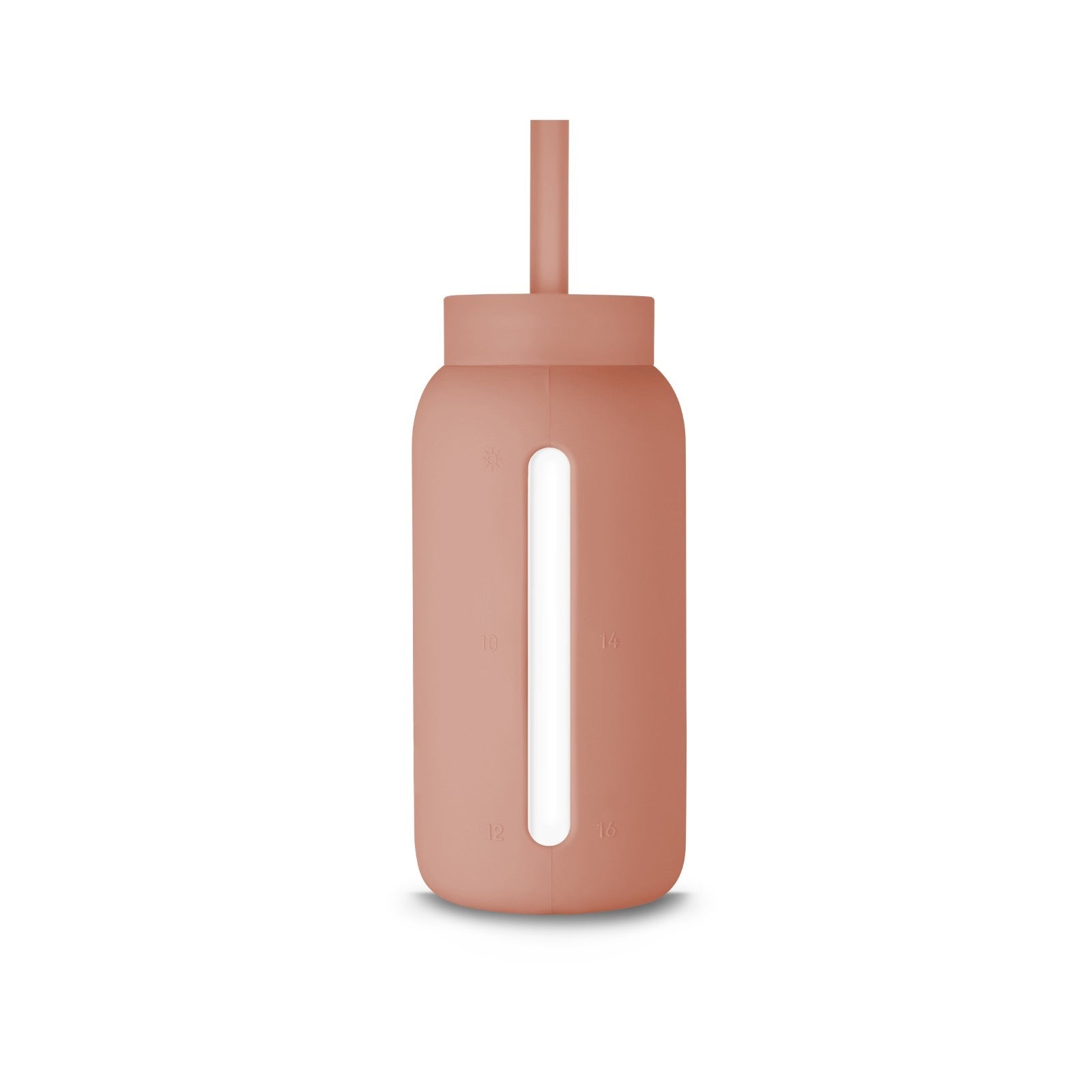 Muuki Canyon Clay – silikonowa słomka z nakrętką do butelki Daily Bottle