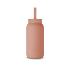 Silikonowy ustnik ze słomką Muuki w kolorze Canyon Clay (odcień gliniany)