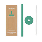 Słomka do butelki Muuki 720 ml w kolorze Frosted Green