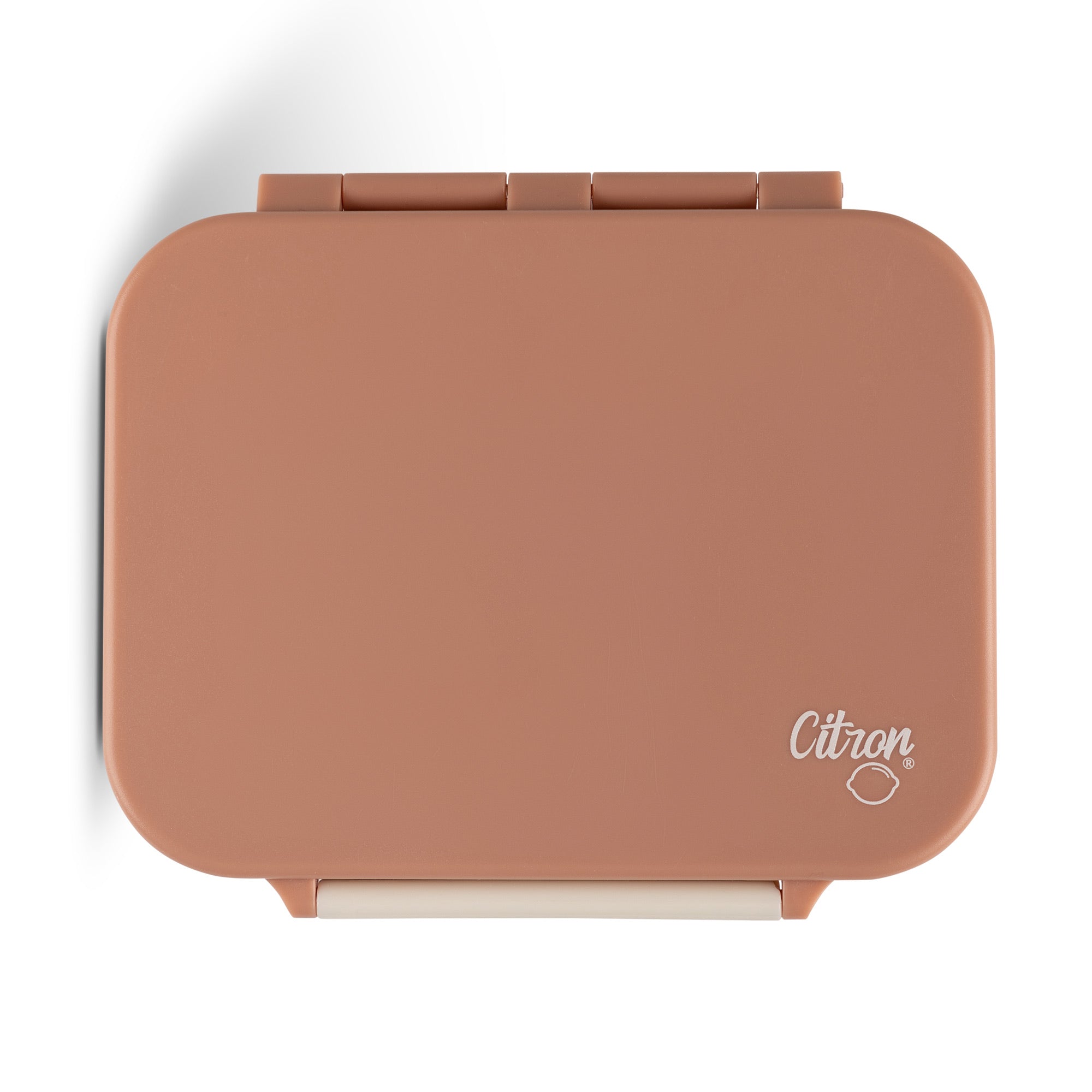 Citron Snack Box Blush Pink tritanowy pojemnik na przekąski - 3 przegródki, szczelny, łączony silikon, bez BPA
