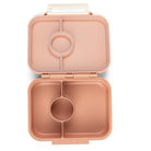 Citron Snack Box Blush Pink tritanowy pojemnik na przekąski - 3 przegródki, szczelny, łączony silikon, bez BPA