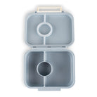 Citron Snack Box Vehicles tritanowy niebieski pojemnik na przekąski - 3 przegródki, szczelny, łączony silikon, bez BPA, wzór: kosmos