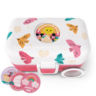 Monbento Tresor Birds – lunchbox dla dzieci z 3 pojemnikami. Lekki, szczelny i łatwy w otwieraniu. Idealny do szkoły, na wycieczkę i piknik, wzór: ptaszki