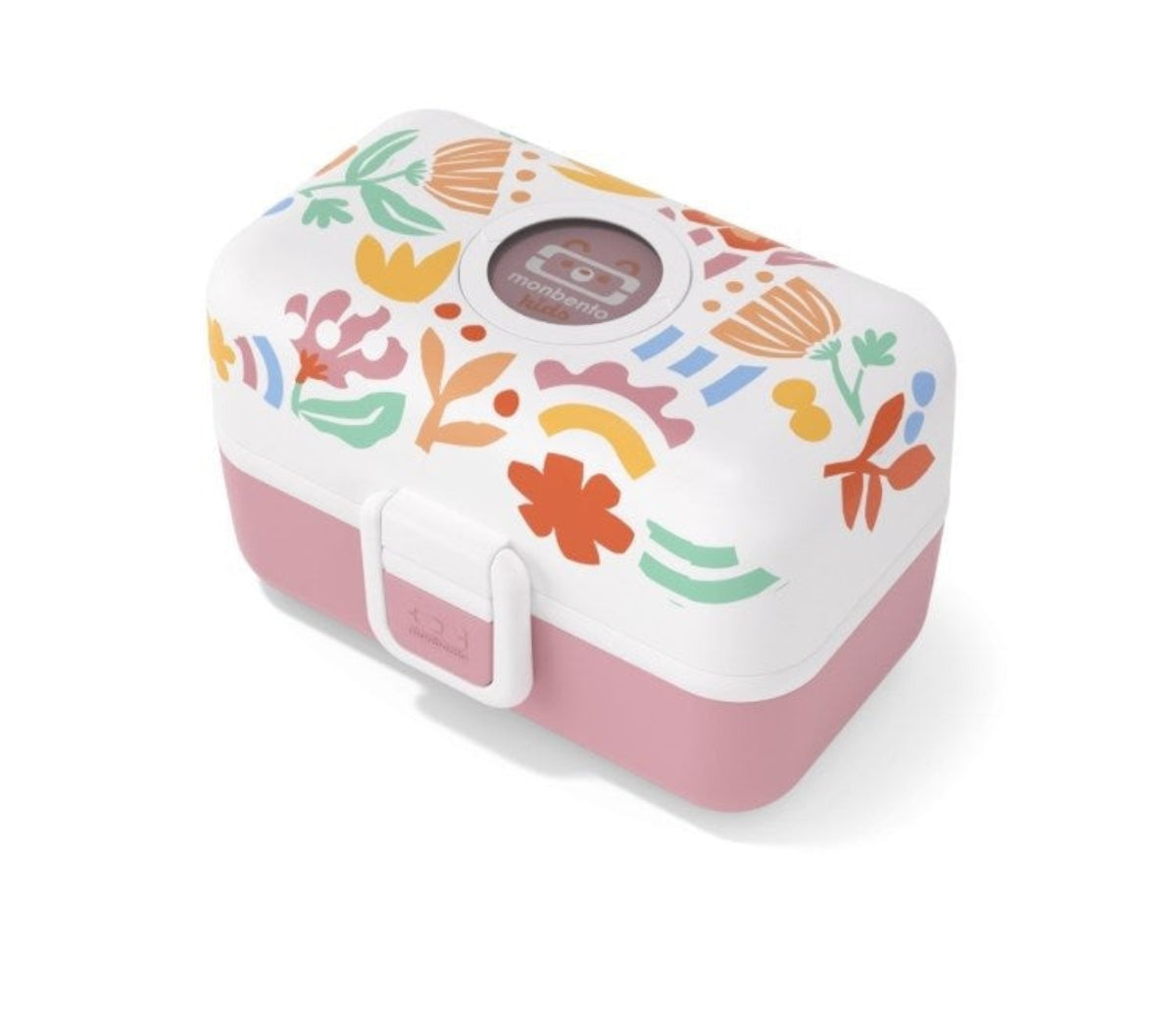 Monbento Tresor Papercut – lunchbox dla dzieci z 3 pojemnikami. Lekki, szczelny i łatwy w otwieraniu. Idealny do szkoły, na wycieczkę i piknik, wzór: wycinanka