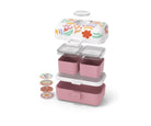 Monbento Tresor Papercut – lunchbox dla dzieci z 3 pojemnikami. Lekki, szczelny i łatwy w otwieraniu. Idealny do szkoły, na wycieczkę i piknik, wzór: wycinanka