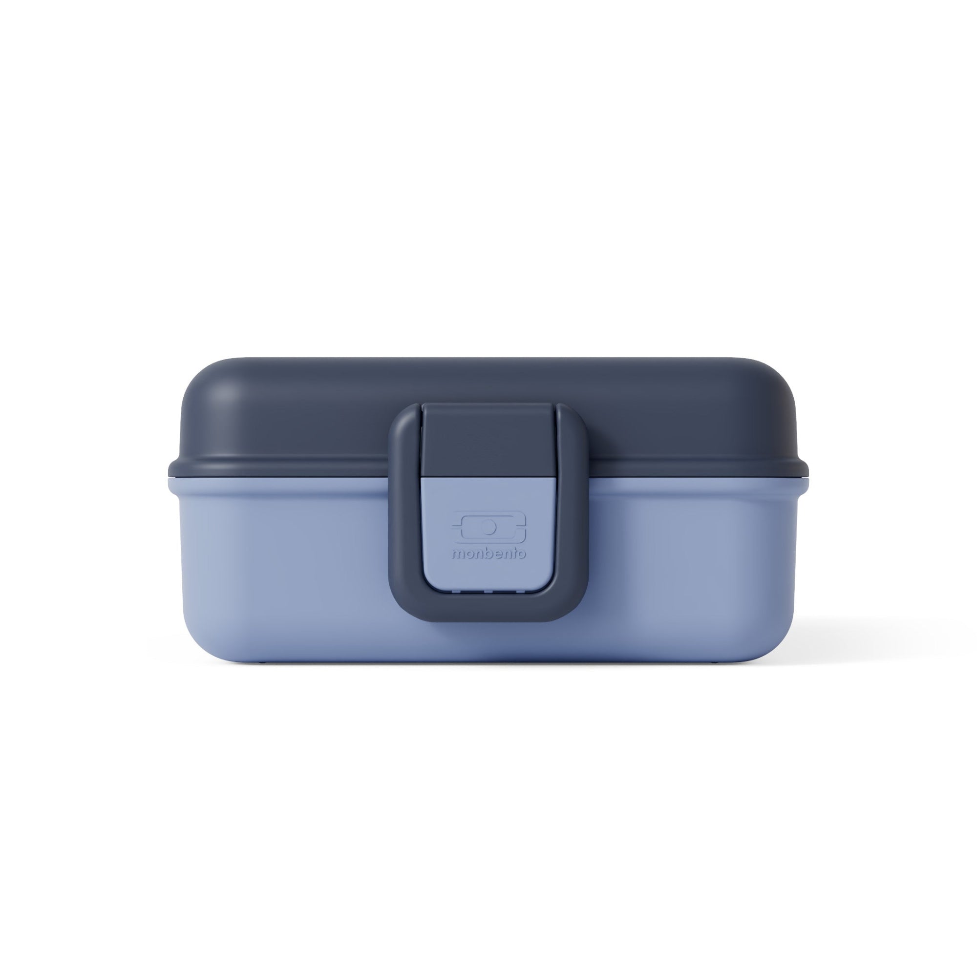 Lunchbox Monbento Snacky Infinity – lekki, szczelny i bez BPA, z uchwytem, małym pojemniczkiem i sztućcami, kolor: niebieski