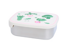 Śniadaniówka The Cotton Cloud Veggie Pals – 1000 ml, miękka pokrywka, wyjmowana przegródka, uroczy design, idealny do szkoły / przedszkola, wzór: warzywa