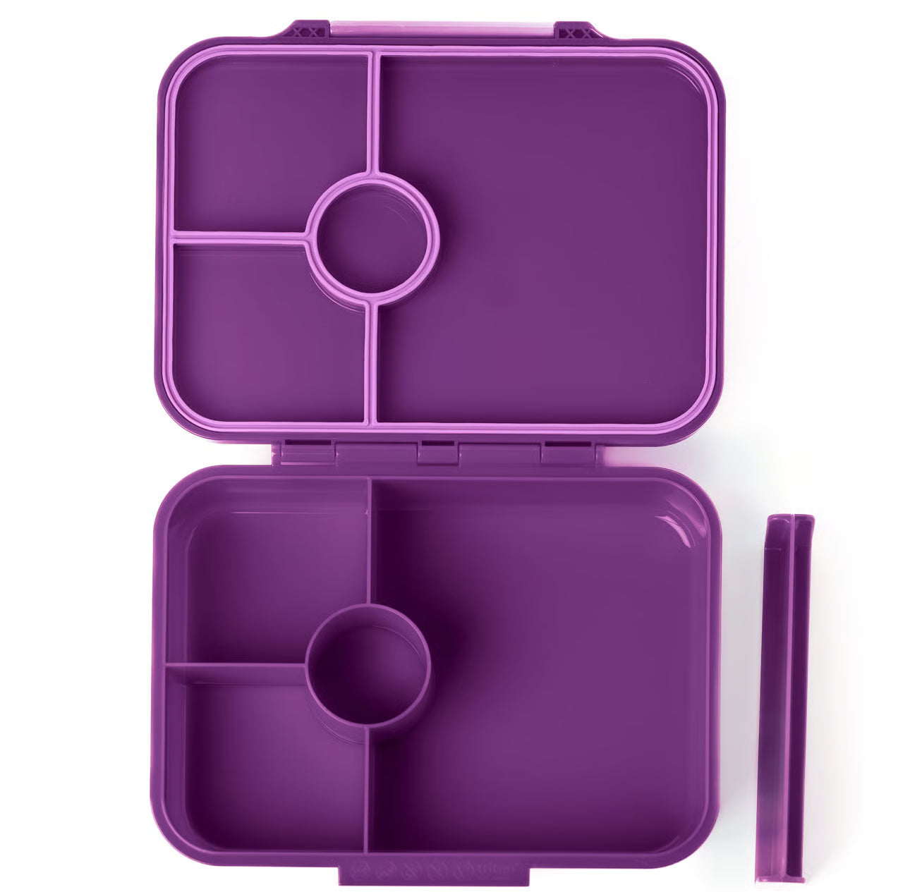 Lekkabox Classic Lilac – lekka śniadaniówka z 4 przegródkami, szczelna i bez BPA, idealna do szkoły, przedszkola i pracy.