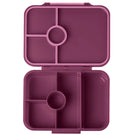 Lekkabox Classic Plum – lekka, różowa śniadaniówka z 4 przegródkami, szczelna i bez BPA, idealna do szkoły, przedszkola i pracy.