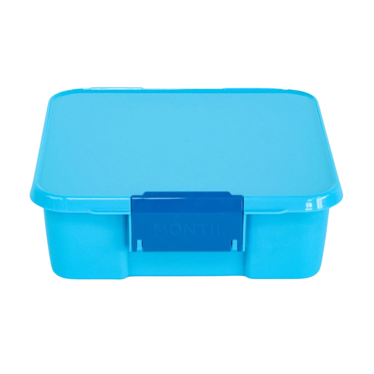 LunchBox MontiiCo Coastal – 3 przegrody, szczelny, lekki i idealny na śniadanie do szkoły lub przedszkola, kolor: niebieski