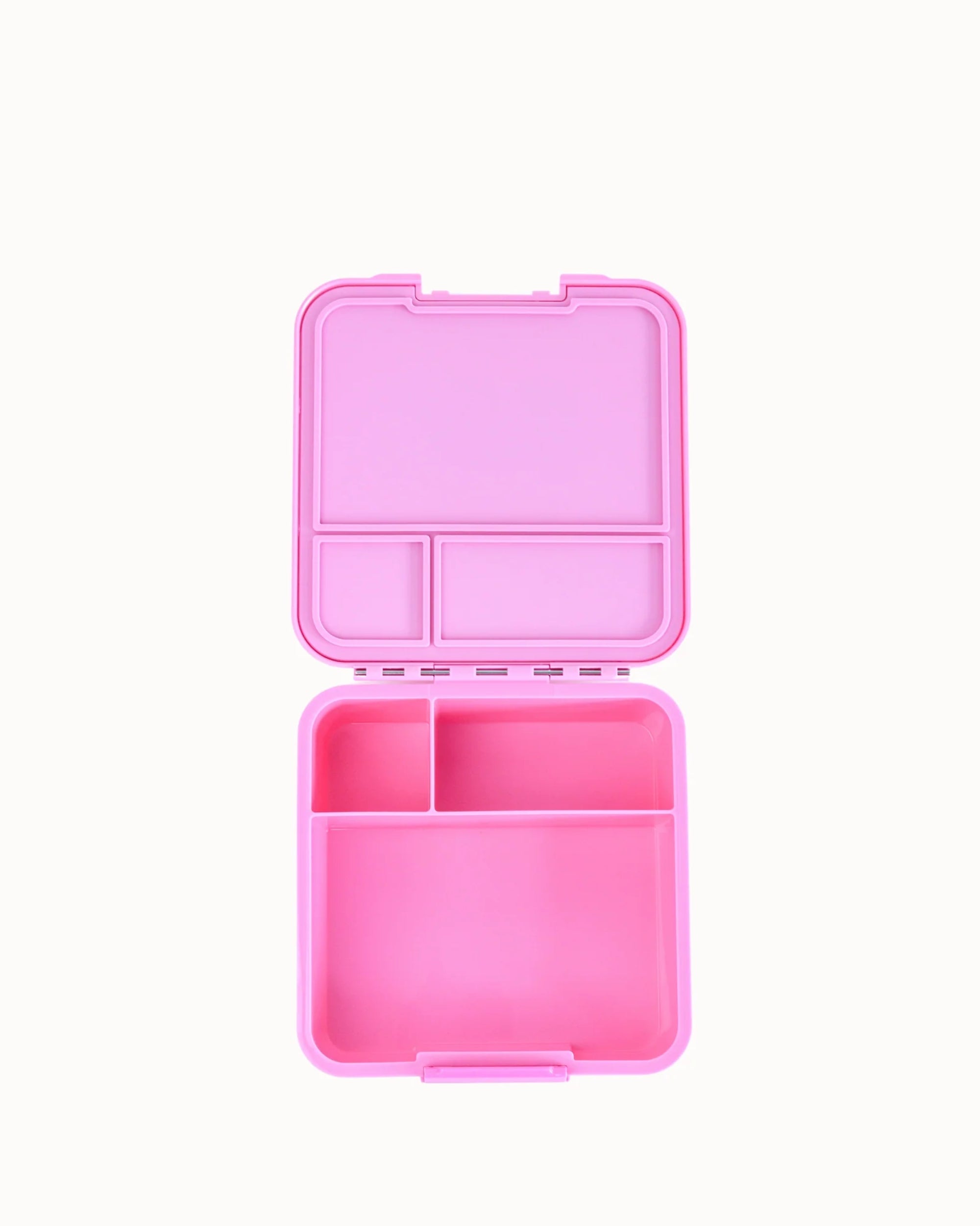 LunchBox MontiiCo Floss – 3 przegrody, szczelny, lekki i idealny na śniadanie do szkoły lub przedszkola, kolor: różowy