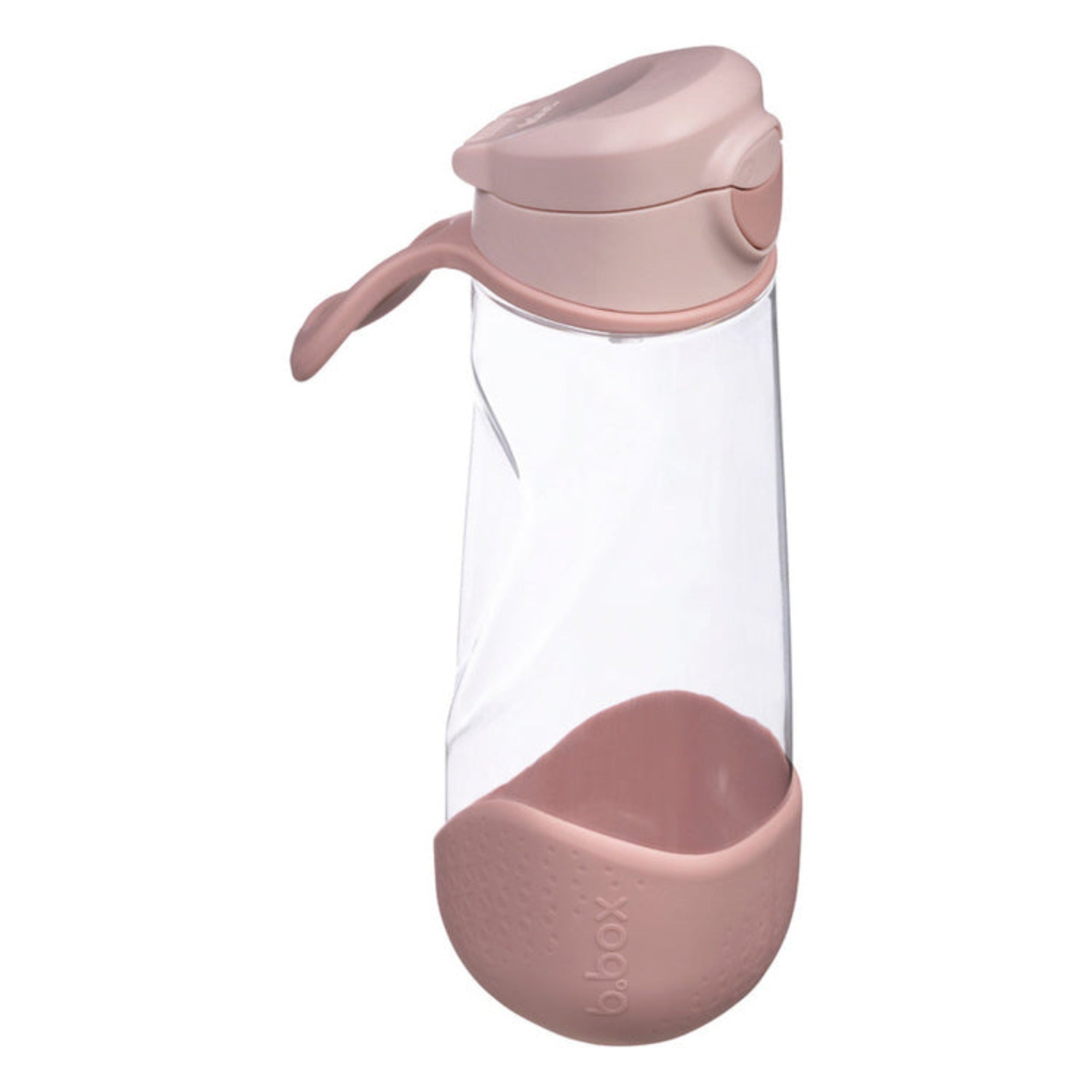 Sportowa butelka tritanowa B.box Blush Crush 600 ml – z ergonomicznym kształtem i szerokim wlewem.