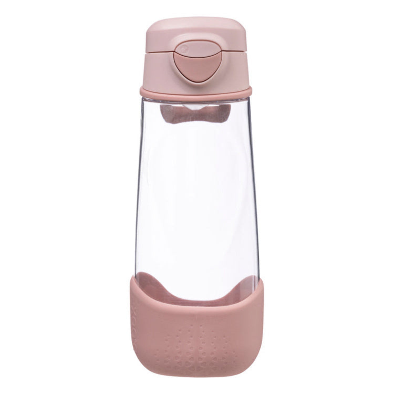 Sportowa butelka tritanowa B.box Blush Crush 600 ml – z ergonomicznym kształtem i szerokim wlewem.