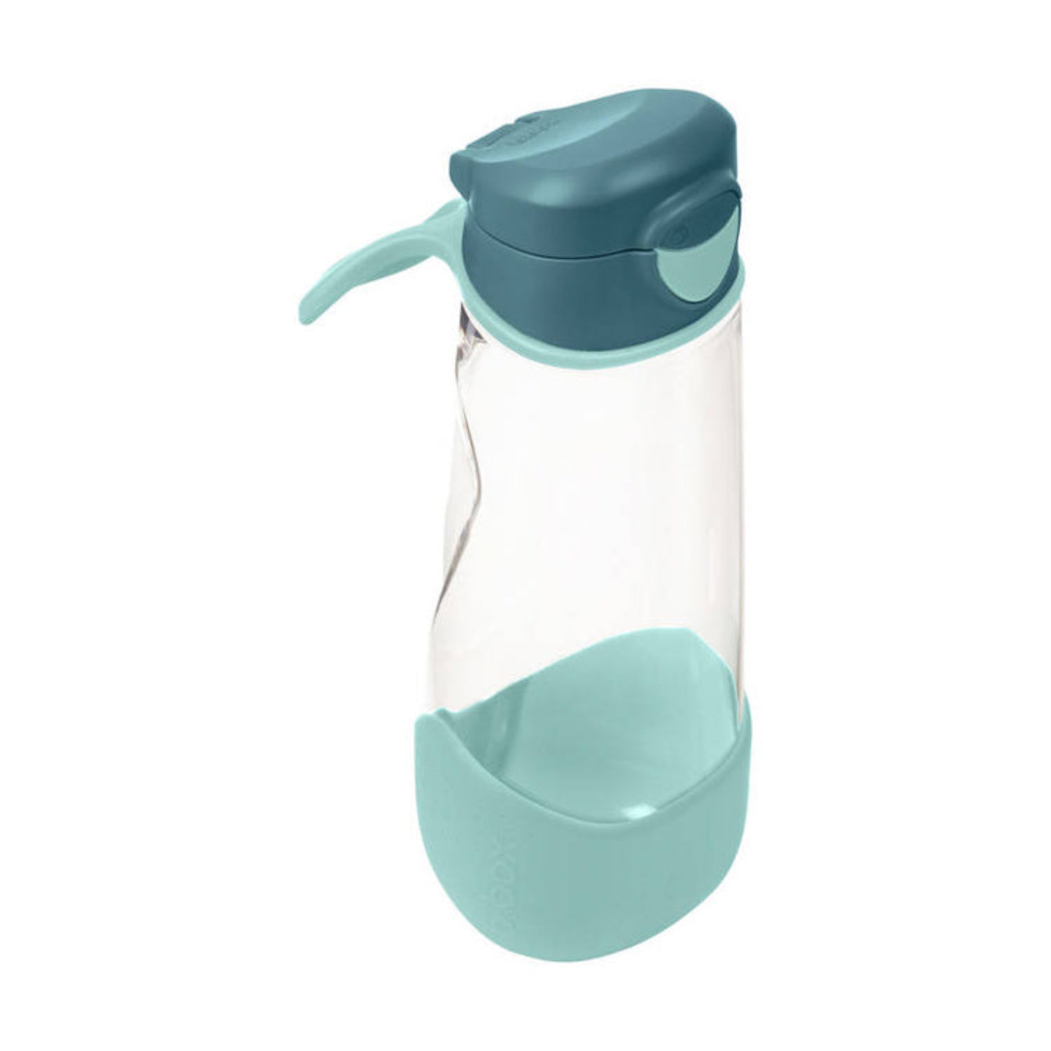 Sportowa butelka tritanowa B.box Emerald Forest 600 ml – z ergonomicznym kształtem i szerokim wlewem.