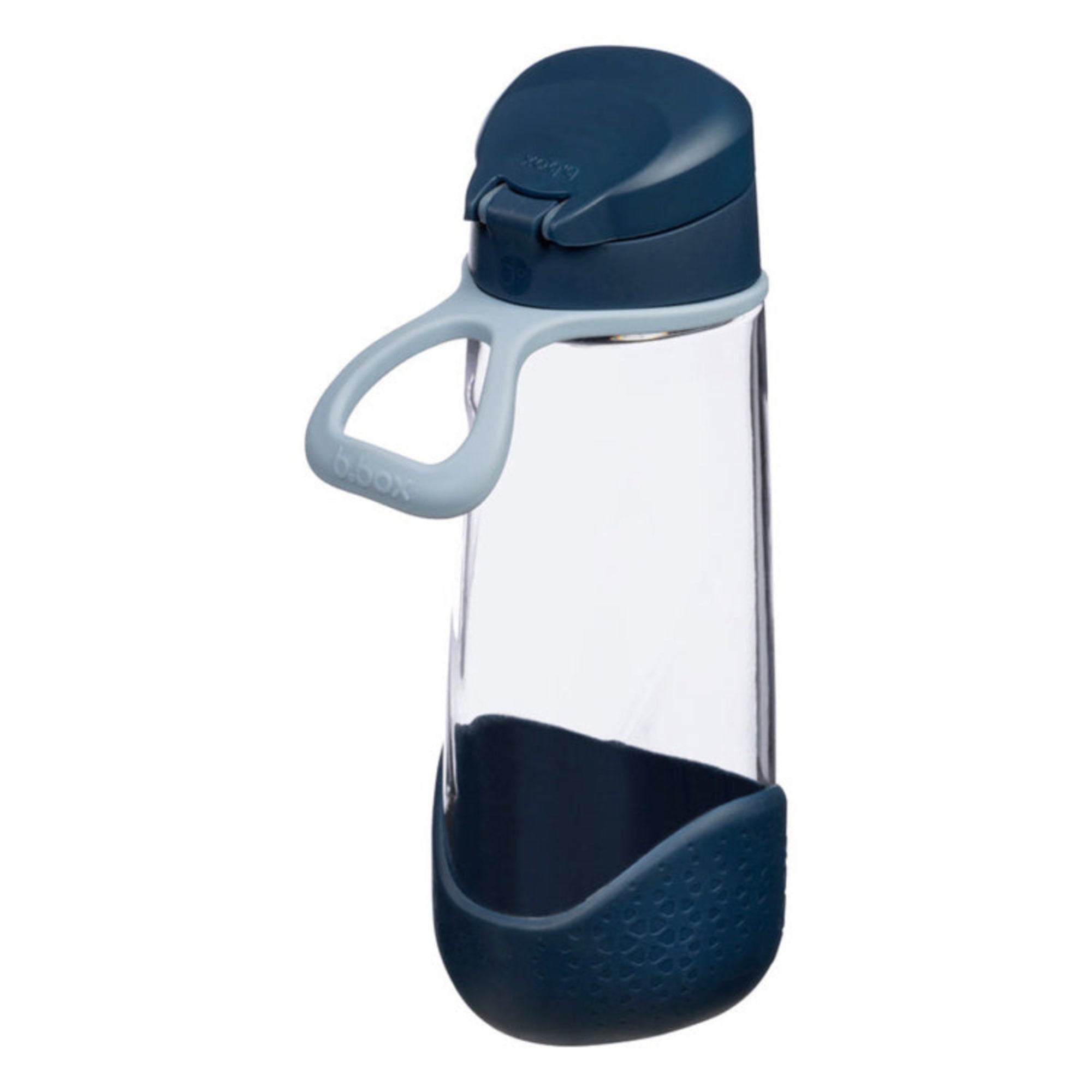 Sportowa butelka tritanowa B.box Midnight 600 ml – z ergonomicznym kształtem i szerokim wlewem.