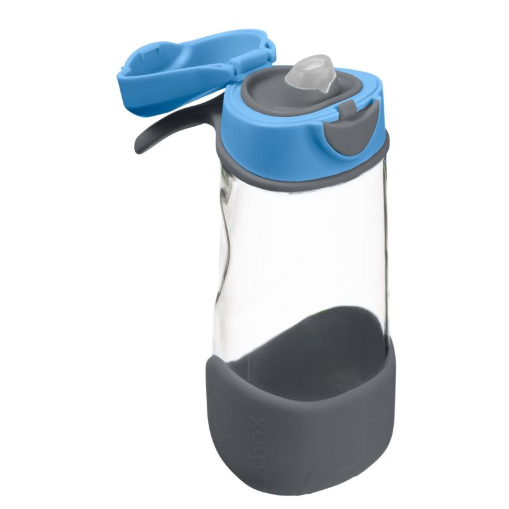 Butelka sportowa tritanowa B.Box Blue Slate – szczelna, lekka i ergonomiczna, idealna dla dzieci, kolor: niebieski