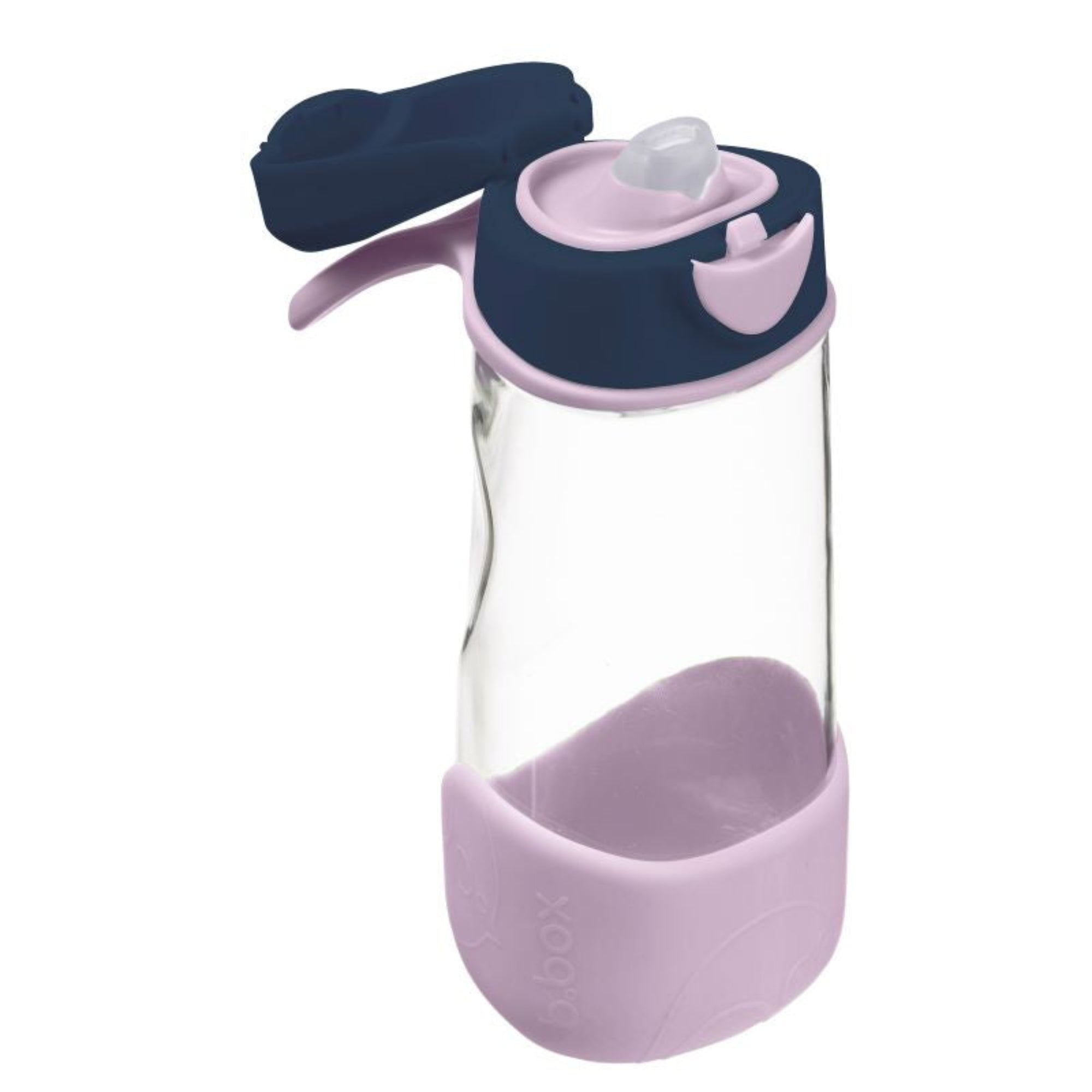 Butelka sportowa tritanowa B.Box Indigo Rose – szczelna, lekka i ergonomiczna, idealna dla dzieci, kolor: fioletowy/granatowy