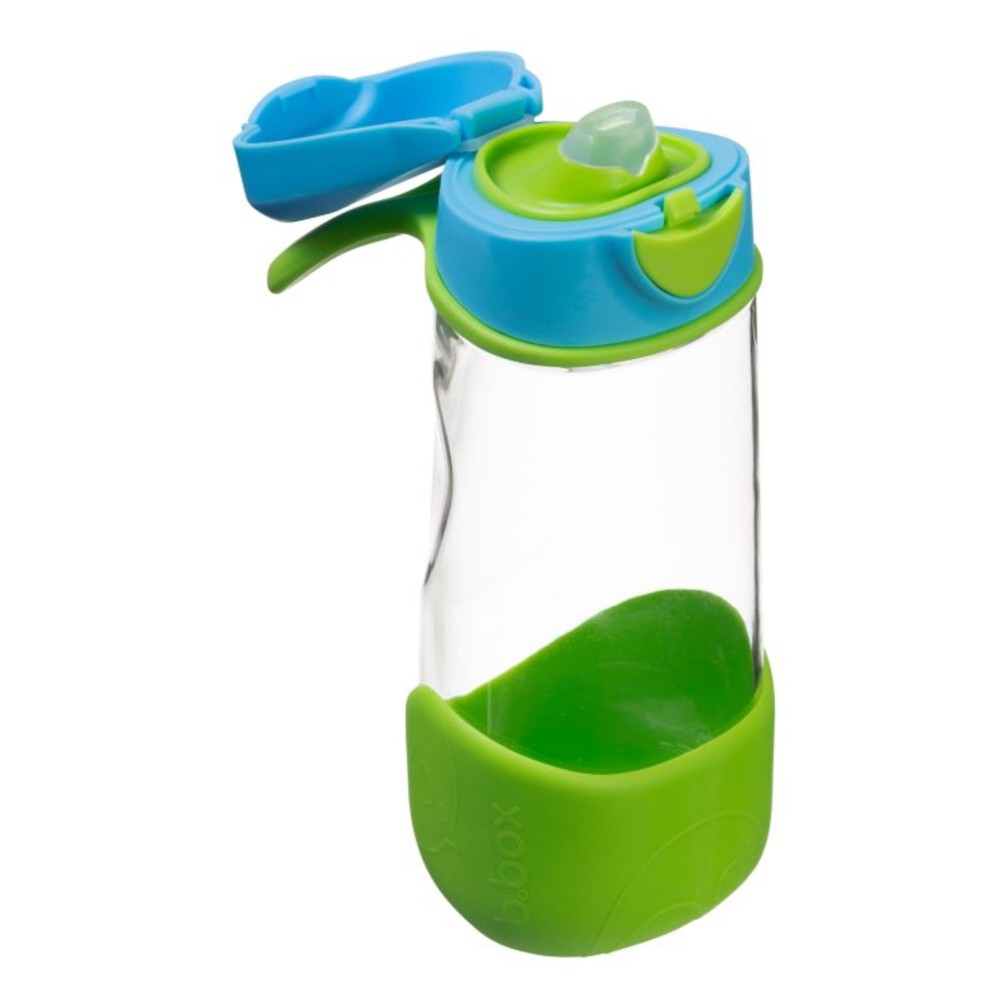 Butelka sportowa tritanowa B.Box Ocean Breeze – szczelna, lekka i ergonomiczna, idealna dla dzieci, kolor: niebieski/zielony