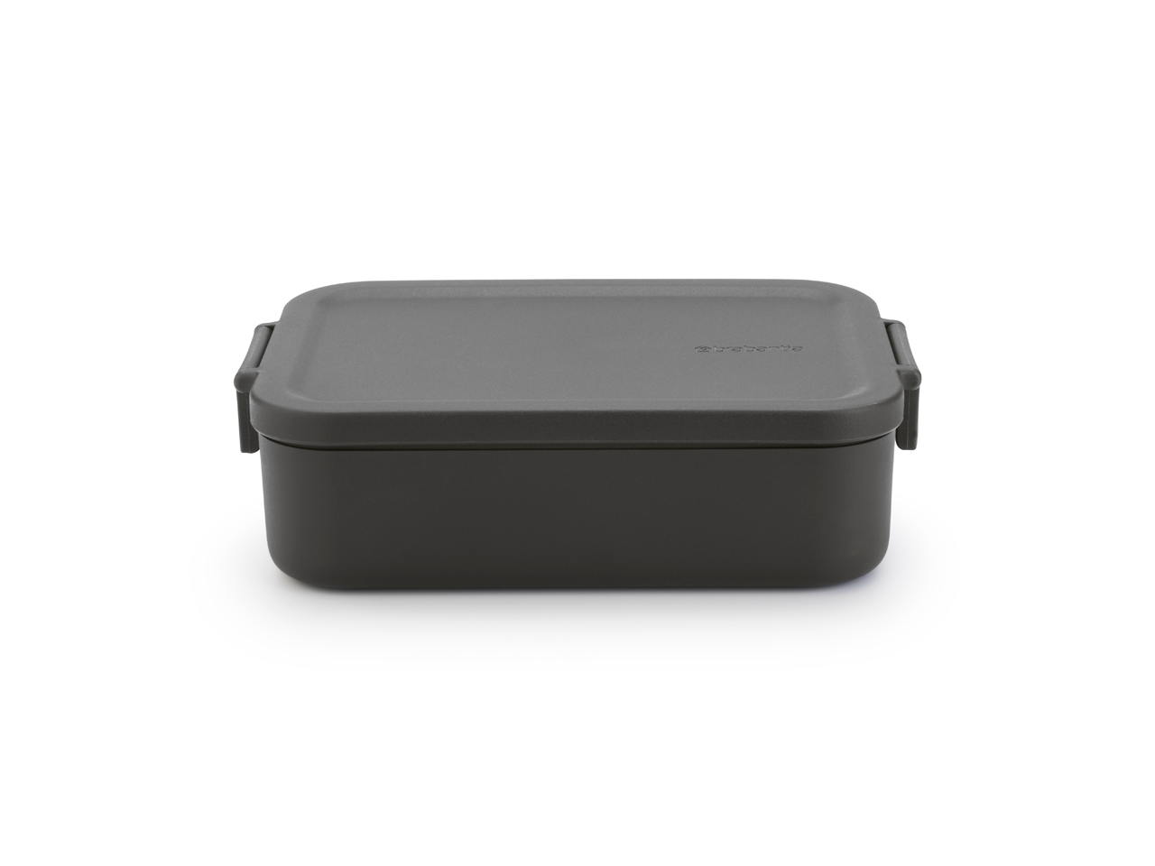 Lunchbox Brabantia Make&Take Dark Grey  – 1,1 l, szczelny, trwały, nadaje się do mikrofalówki, zmywarki i zamrażarki, ekologiczny, kolor: szary