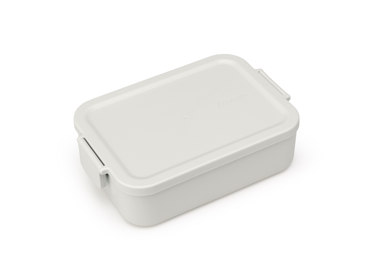 Lunchbox Brabantia Make&Take Light Grey – 1,1 l, szczelny, trwały, nadaje się do mikrofalówki, zmywarki i zamrażarki, ekologiczny, kolor: szary
