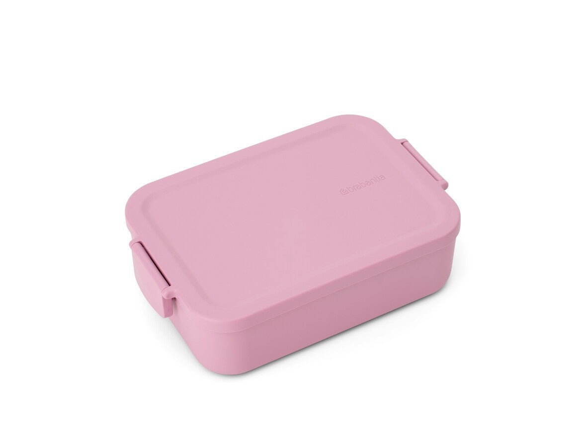 Lunchbox Brabantia Make&Take Lilac Pink – 1,1 l, szczelny, trwały, nadaje się do mikrofalówki, zmywarki i zamrażarki, ekologiczny, kolor: różowy
