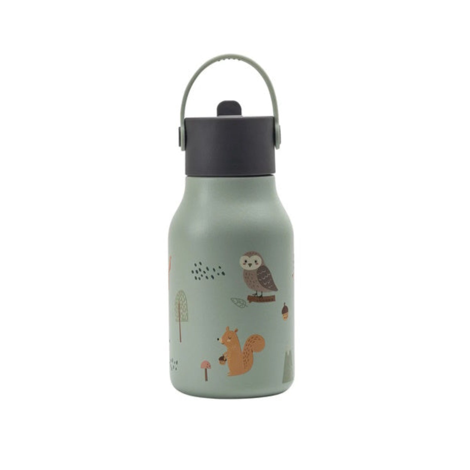 Bidon dla dzieci Lund London Woodland – stal nierdzewna, 400 ml, idealny dla malucha