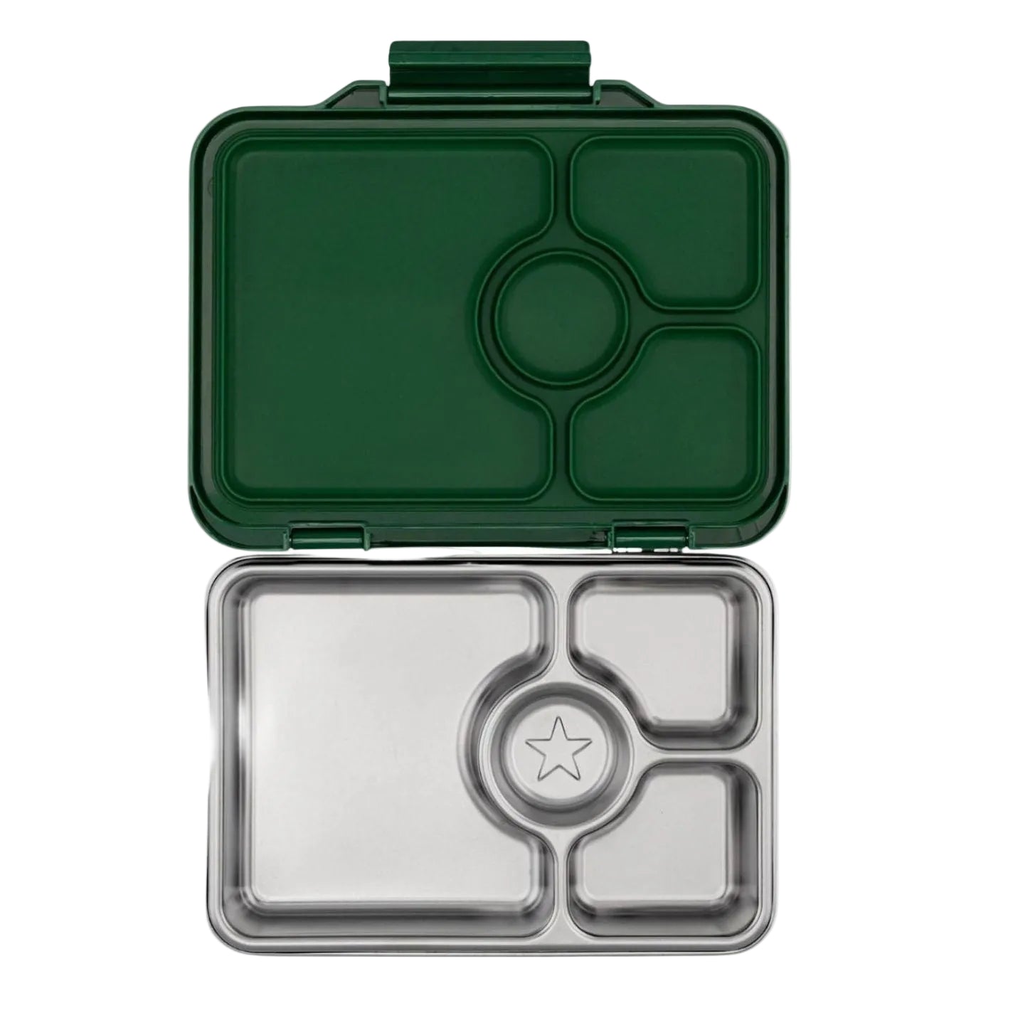 Yumbox Pret Dublin Green – stylowy, szczelny lunchbox ze stali nierdzewnej, idealny na codzienne posiłki, kolor: zielony