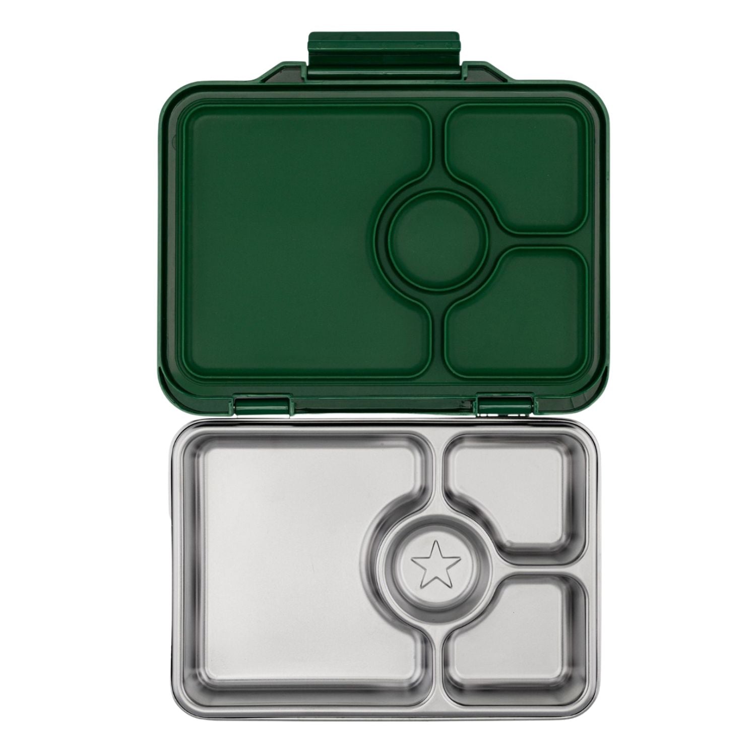 Yumbox Pret Dublin Green – stylowy, szczelny lunchbox ze stali nierdzewnej, idealny na codzienne posiłki, kolor: zielony