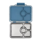 Yumbox Pret Paris Blue Glitter – stylowy, szczelny lunchbox ze stali nierdzewnej, idealny na codzienne posiłki, kolor: niebieski/brokatowy
