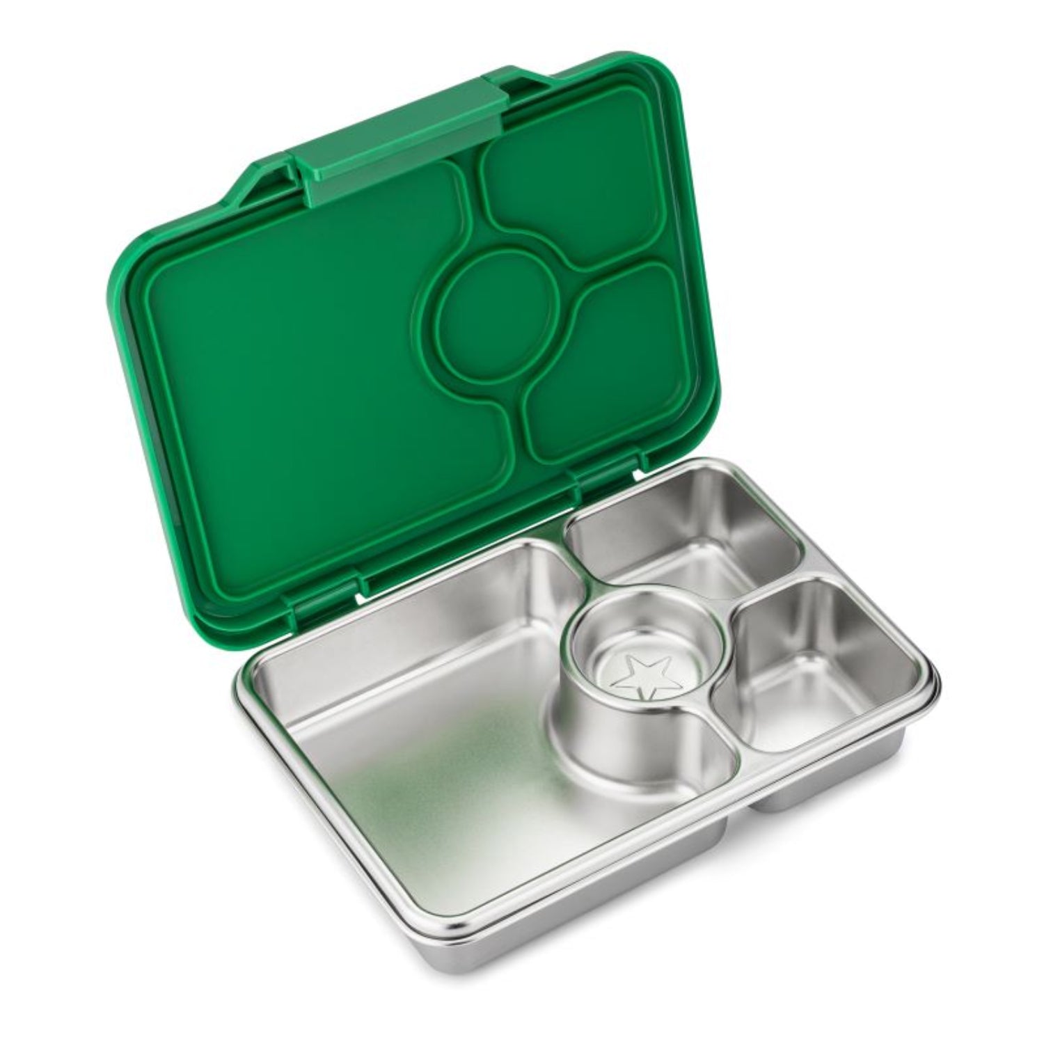 Yumbox Pret Pomme Green– stylowy, szczelny lunchbox ze stali nierdzewnej, idealny na codzienne posiłki, kolor: zielony
