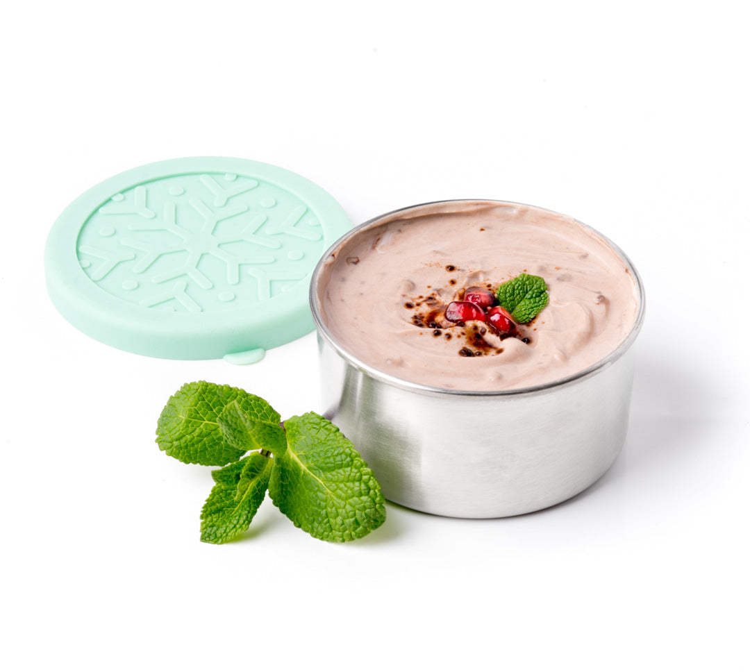 LEKKABOX Midi – pojemnik 200 ml na dipy i przekąski, szczelny, stal nierdzewna, BPA free, łatwy do mycia i mrożenia